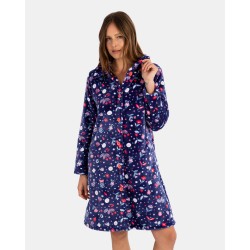 Women's short bathrobe in...