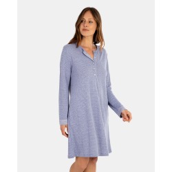 Chemise de nuit courte à...