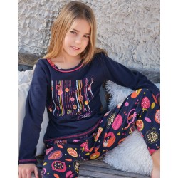 Long girl's pajamas in...