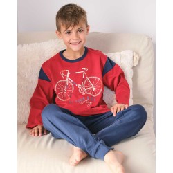 Knitted boy's pajamas