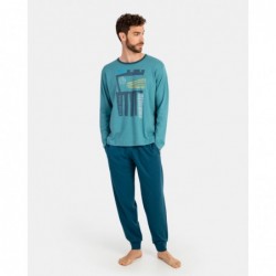 Pijama de hombre de punto