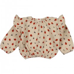 Babyblouse met lange mouwen