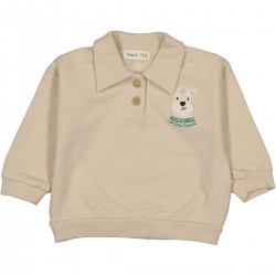 Poloshirt met lange mouwen...