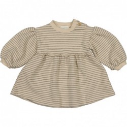 Vestido de bebê manga longa
