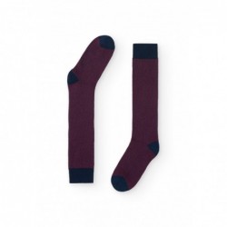 Adult high-top cotton socks