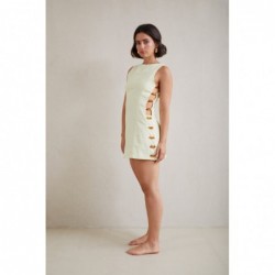 Mini Vestido Lino modelo Bora