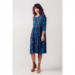 Kleid mit halben Ärmeln,...