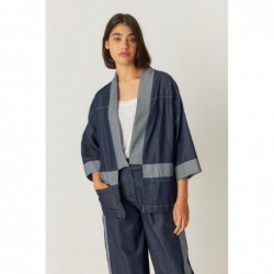 Blazer met korte mouwen,...