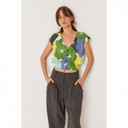 Blusa sem mangas modelo Hegan