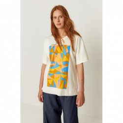 T-shirt met korte mouwen,...