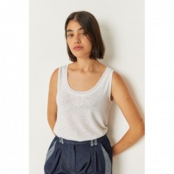 Camiseta sin mangas modelo...
