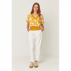 T-shirt met korte mouwen...