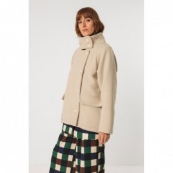 Manteau en laine mélangée...