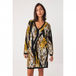 Vestido de punto por encima...