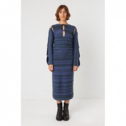 Vestido midi de algodón...