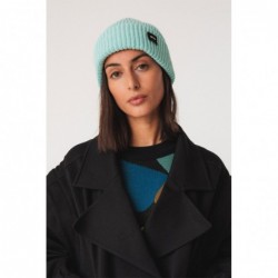 Bonnet en tricot uni en...