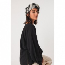 Boina de tela jacquard,...