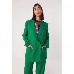 Blazer long coupe droite,...