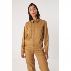 Bomberjacke mit geradem...