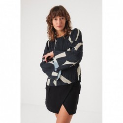 Blusa plissada de corte...
