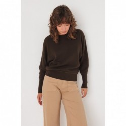 Semi-thick garter knit...