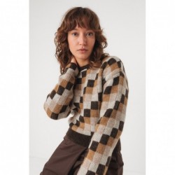 Recycled alpaca blend...