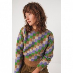 Recycled alpaca blend...