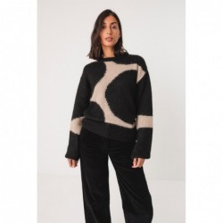 Suéter em mistura de alpaca...