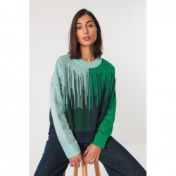 Suéter corto de punto...