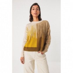 Maglione corto in maglia...