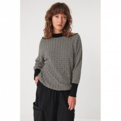 Maglione oversize in maglia...