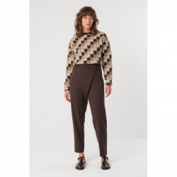 Pantalon carotte longueur...