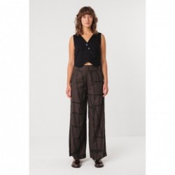 Pantalon palazzo long...