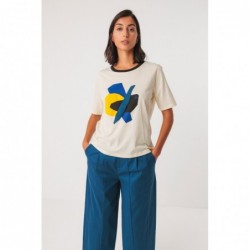 T-shirt a maniche corte in...