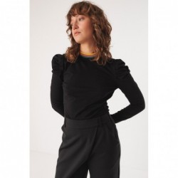 T-shirt met ronde hals en...