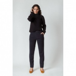 Straight-leg trousers in...