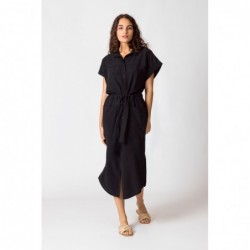 Robe-chemise à manches...