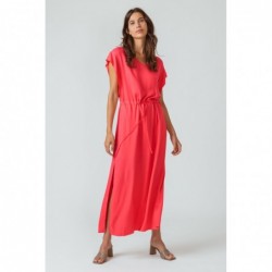 Vestido longo e solto com...