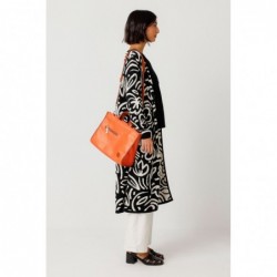 Shopper bag made of leather...