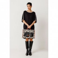 Sac cabas Agres en cuir et...