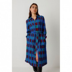 Ibane long shirt dress with...