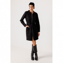 Vestido recto con cuello...