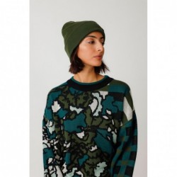 Gorro de punto liso con...