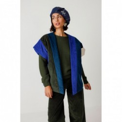 Denim baret met geborduurd...