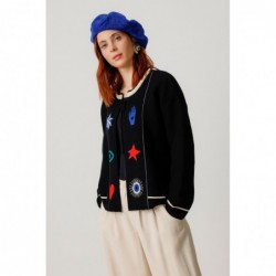 Béret uni avec logo brodé,...