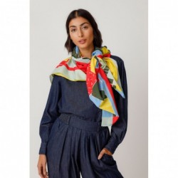 Multicolor square scarf,...