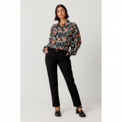 Chemise droite à manches...