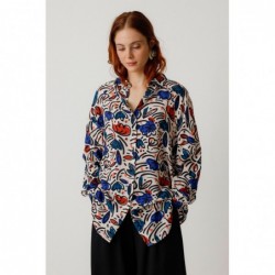 Camisa comprida, folgada e...