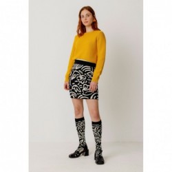 Jacquard-Strickminirock,...