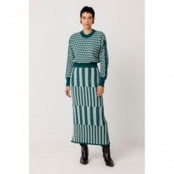 Jupe longue en maille,...